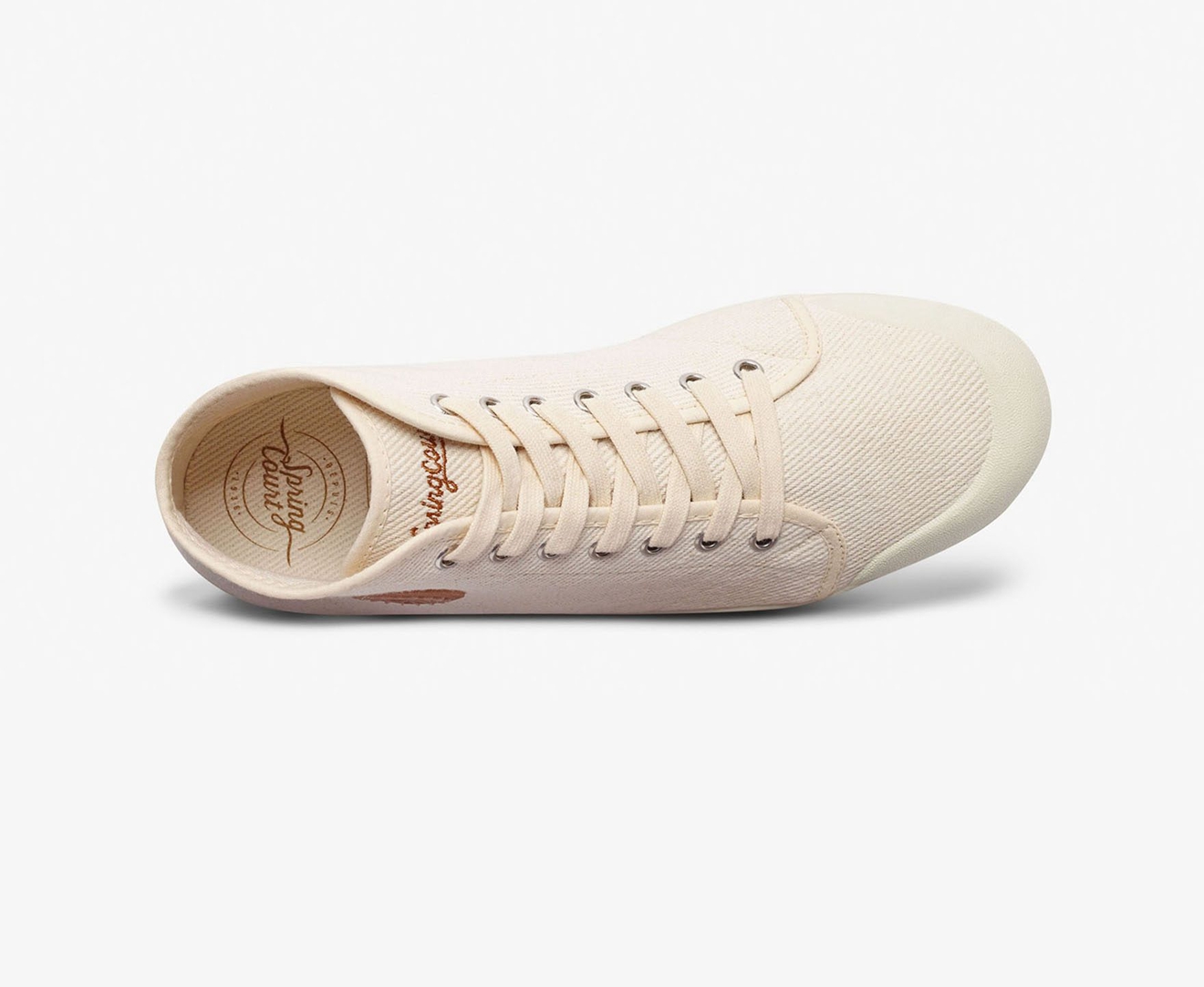 Spring Court B2 HEAVY TWILL Men's Trainers Light Beige | South Africa-85OPRFDGW